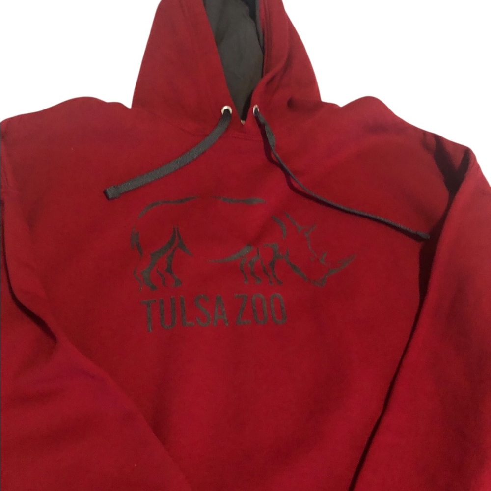 Tulsa Zoo Red Rhinoceros Hoodie